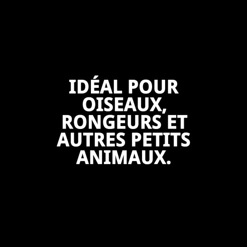 Bâton en plastique de 1 mètre pour cages à animaux de compagnie.