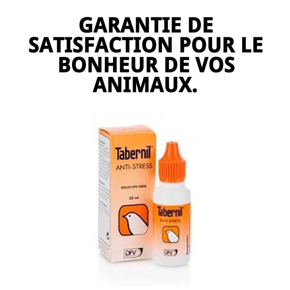 Tabernil Anti Stress 20 ml : Soulage le stress chez les oiseaux.