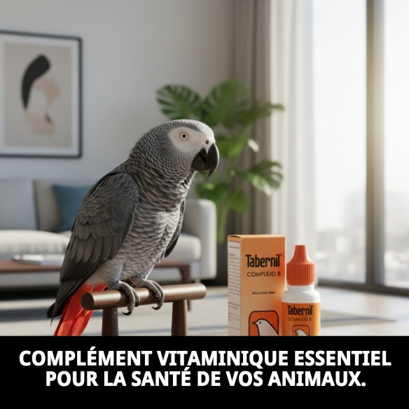 Tabernil Complexe B 20 ml : Vitamines Essentielles pour Animaux de Compagnie