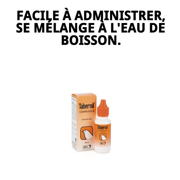 Tabernil Complexe B 20 ml : Vitamines Essentielles pour Animaux de Compagnie