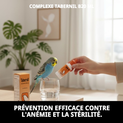 Tabernil Complexe B 20 ml : Vitamines Essentielles pour Animaux de Compagnie