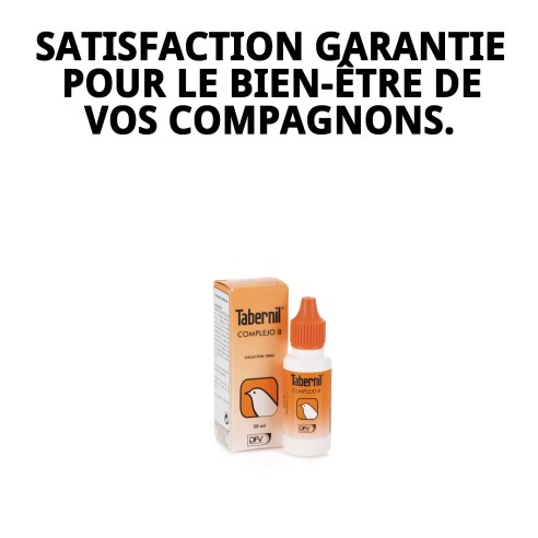 Tabernil Complexe B 20 ml : Vitamines Essentielles pour Animaux de Compagnie