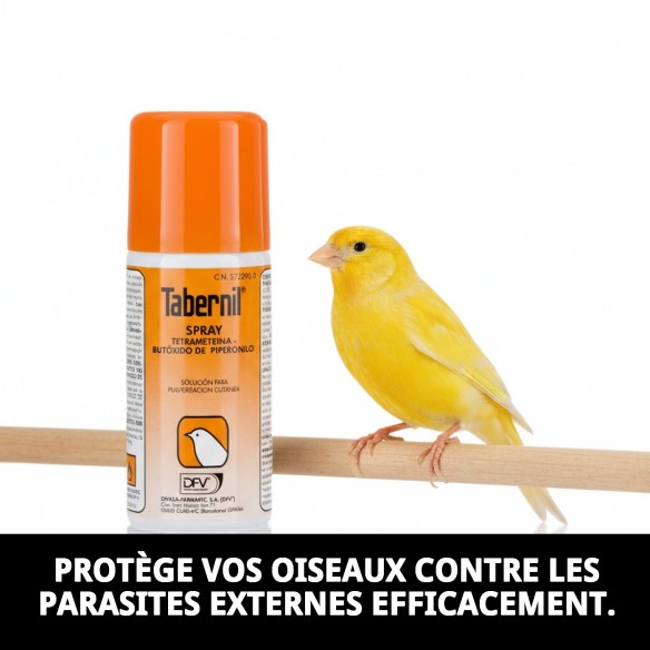 Tabernil Spray Tetra-But Piper 150 ml : Protection pour Oiseaux