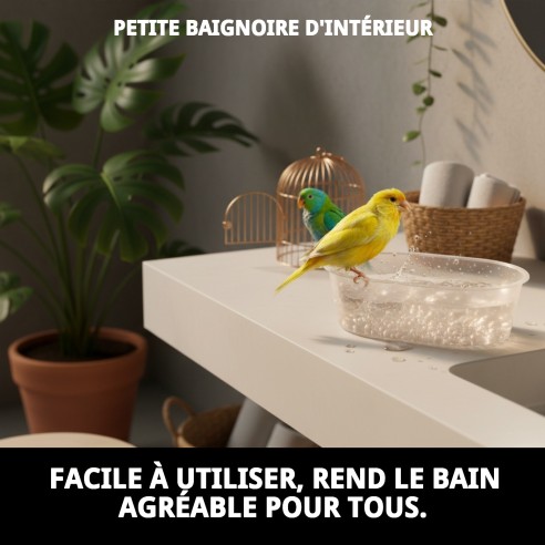 Baignoire Intérieure Petite pour Animaux - Confort et Propreté
