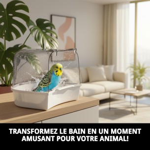 Baignoire extérieure en plastique pour animaux de compagnie - Confort et style 2