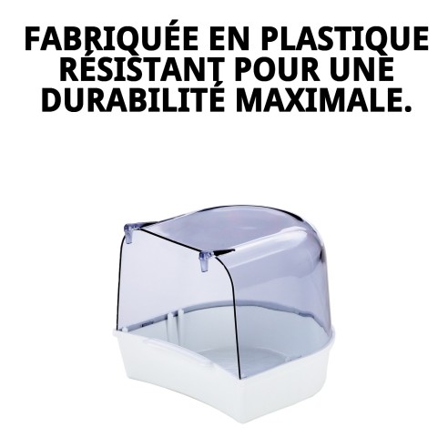 Baignoire extérieure en plastique pour animaux de compagnie - Confort et style