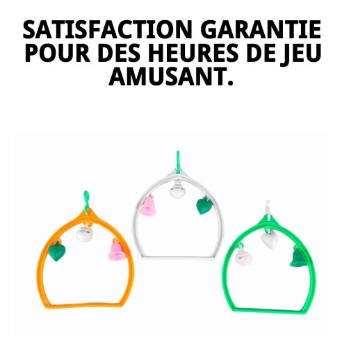 Balancoire Ovale en Plastique pour Animaux de Compagnie - Accessoire Idéal