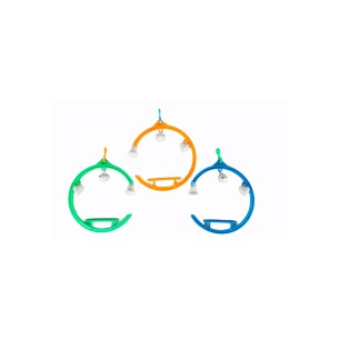 Balancoire en Plastique Ronde pour Oiseaux - Amusement Garanti