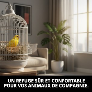 Nidal en plastique pour cages - Accessoire idéal pour animaux de compagnie 2