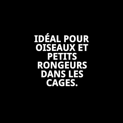 Nidal en plastique pour cages - Accessoire idéal pour animaux de compagnie