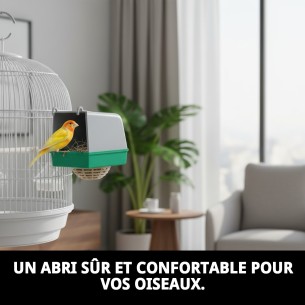 Nid d'extérieur en plastique complet pour animaux de compagnie - Idéal et résistant 2