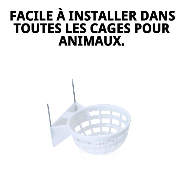 Nid intérieur avec crochet en métal pour animaux de compagnie