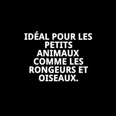 Nid intérieur avec crochet en métal pour animaux de compagnie