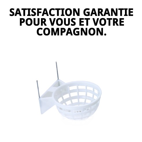 Nid intérieur avec crochet en métal pour animaux de compagnie