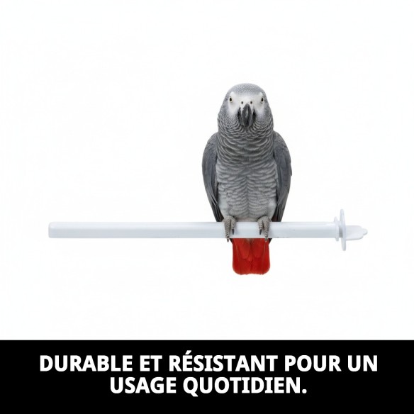 Bâton Long en Plastique pour Cages - Compléments Essentiels