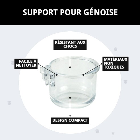 Portasalas Bizcochera : Accessoires Essentiels pour Cages