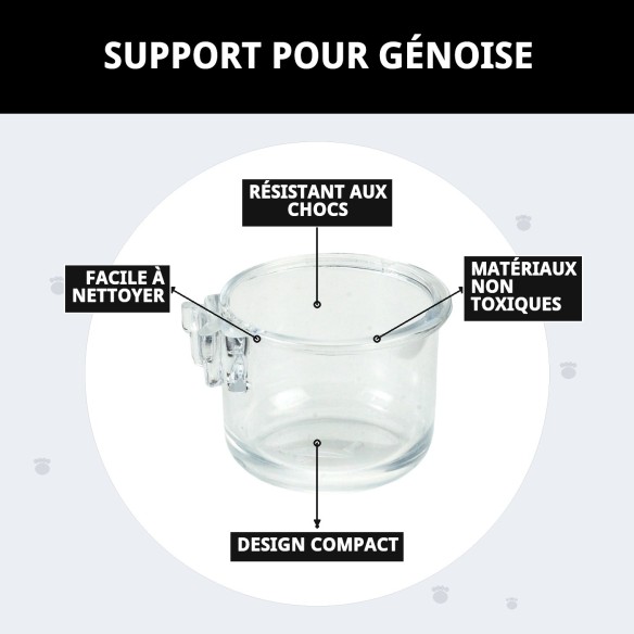 Portasalas Bizcochera : Accessoires Essentiels pour Cages