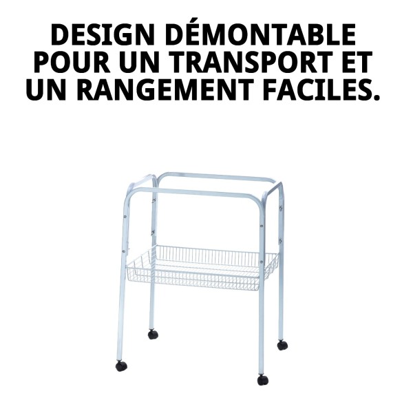 Cage Démontable Malawi avec Pieds - 57x43x70 cm