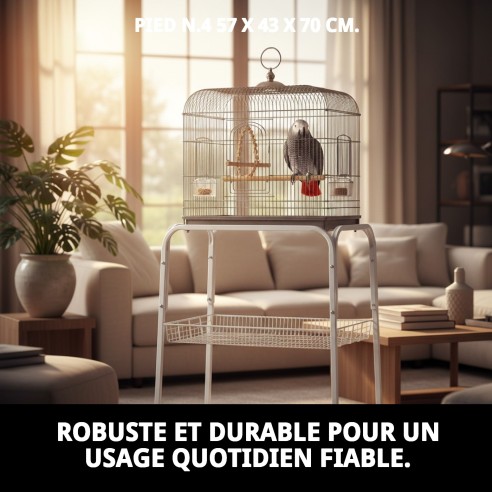 Cage Démontable Malawi avec Pieds - 57x43x70 cm