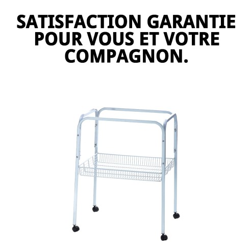 Cage Démontable Malawi avec Pieds - 57x43x70 cm