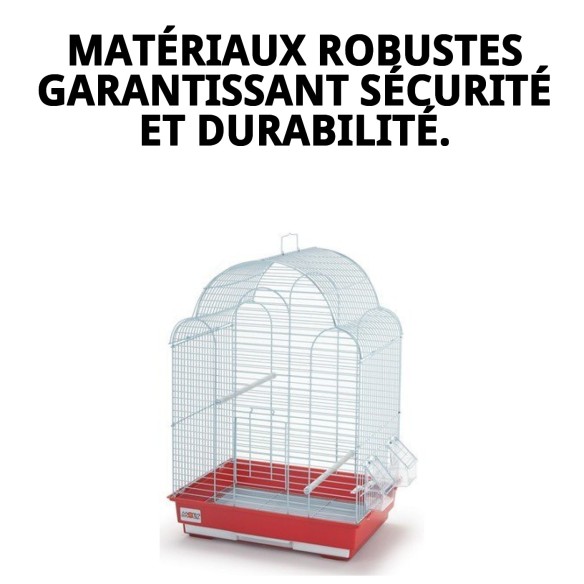 Cage Milan 42x30x57 cm : Confort et Style pour Animaux de Compagnie