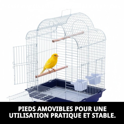 Cage Venise avec Ouverture - Idéale pour Animaux de Compagnie 52x41x71 cm