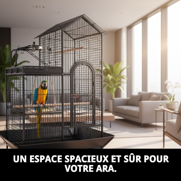 Cage pour perroquets 93x69x160 cm - Livraison à domicile