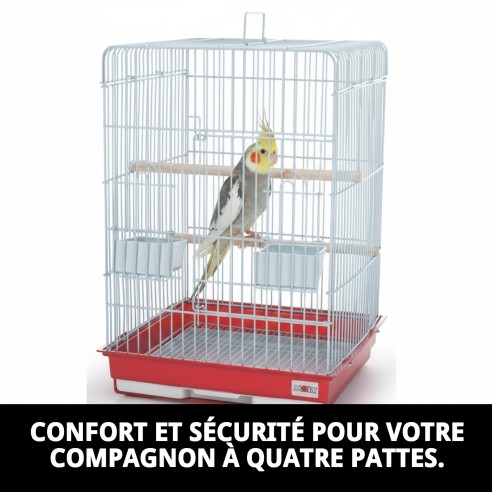 Cage Hawaii 47x47x65 cm - Idéale pour votre animal de compagnie