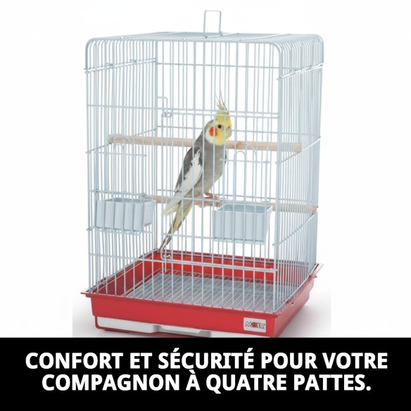 Cage Hawaii 47x47x65 cm - Idéale pour votre animal de compagnie