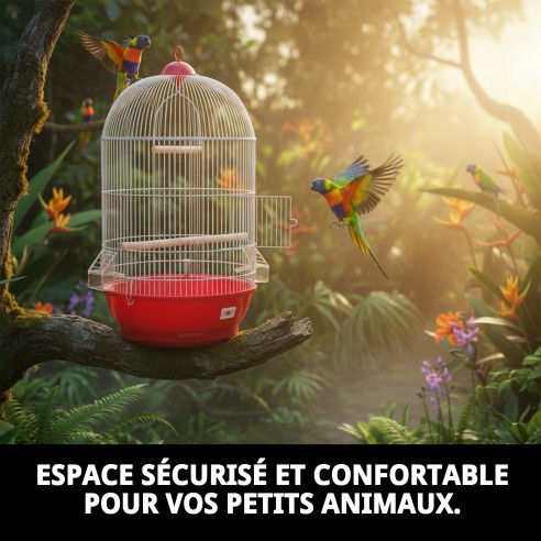 Cage Jamaica 70 x 40 cm : Confort et Style pour Animaux de Compagnie