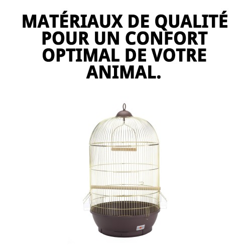 Cage Jamaica Dorée 70x40 cm - Confort et Style pour Animaux de Compagnie