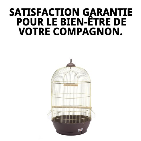 Cage Jamaica Dorée 70x40 cm - Confort et Style pour Animaux de Compagnie