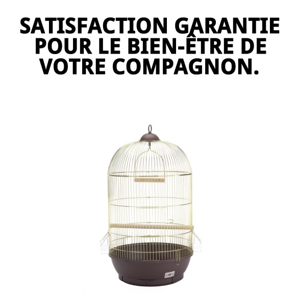 Cage Jamaica Dorée 70x40 cm - Confort et Style pour Animaux de Compagnie