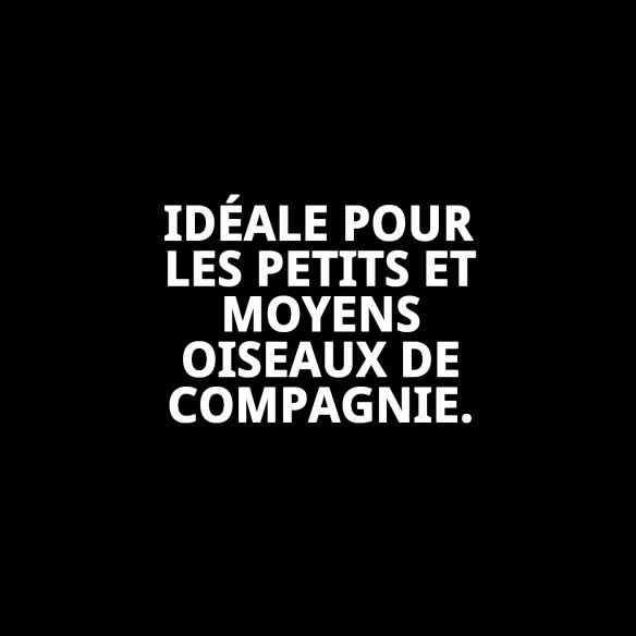 Cage Macao pour Oiseaux Exotiques - 40x40x54 cm