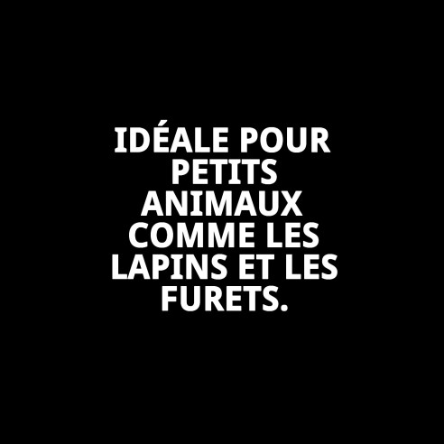 Cage Manila Dorée 53 x 33 cm - Confort et Style pour Animaux de Compagnie