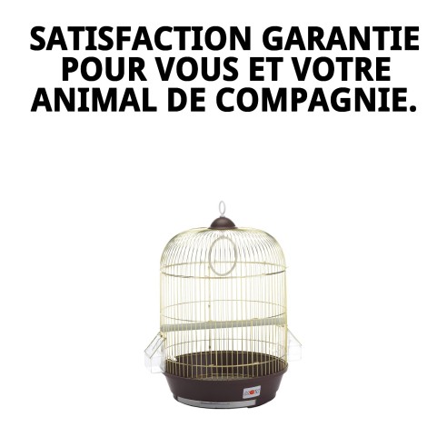 Cage Manila Dorée 53 x 33 cm - Confort et Style pour Animaux de Compagnie