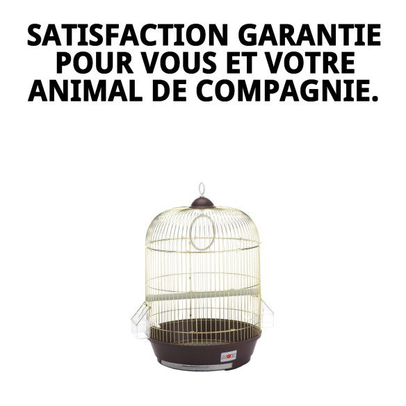 Cage Manila Dorée 53 x 33 cm - Confort et Style pour Animaux de Compagnie