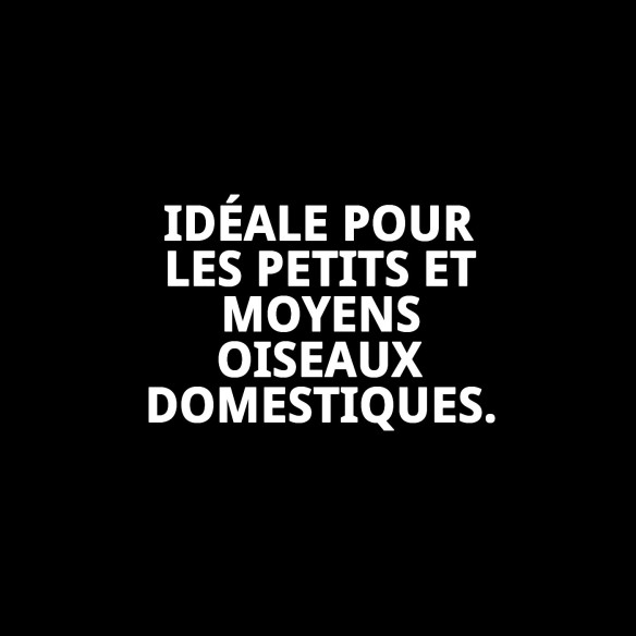 Cage pour oiseaux N.3 30x23x39 cm avec 8 accessoires inclus.