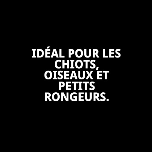 Cage de reproduction démontable 58x32x37 cm pour animaux de compagnie.