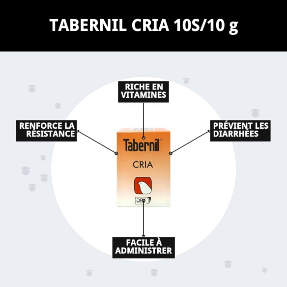 Tabernil Cría 10S : Santé et Vitalité pour vos Oiseaux