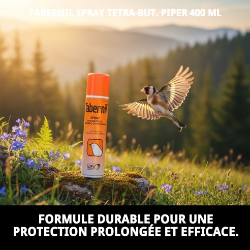 Tabernil Spray Tetra-But. Piper 400 ml pour vos animaux de compagnie.