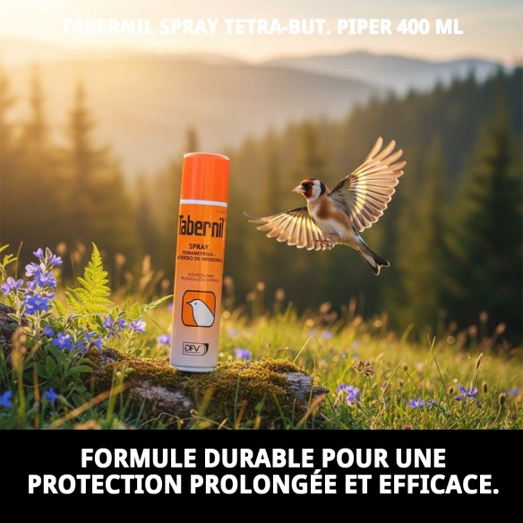 Tabernil Spray Tetra-But. Piper 400 ml pour vos animaux de compagnie.
