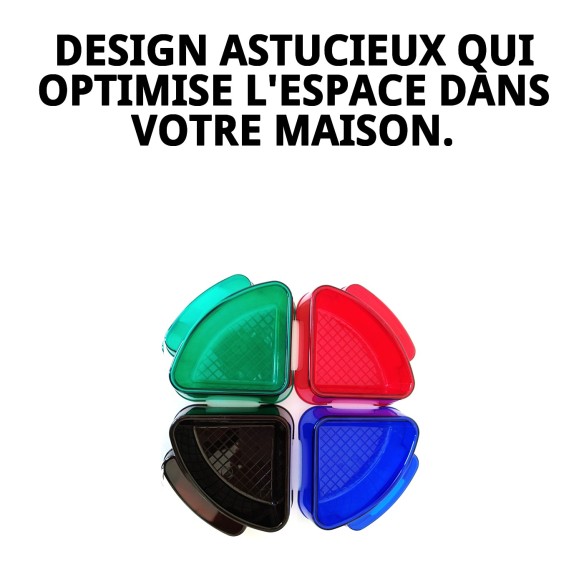 Récipient/Baignoire d'Angle 12cm : Pratique et Polyvalent