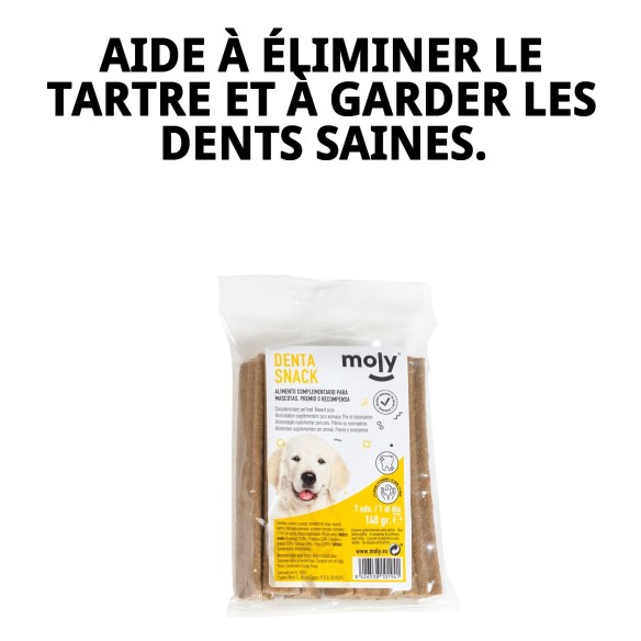 DENTA SNACK MOLY Moyen 7PCS : Délice et Santé Dentaire