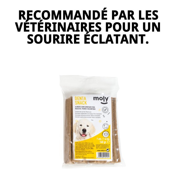 DENTA SNACK MOLY Moyen 7PCS : Délice et Santé Dentaire