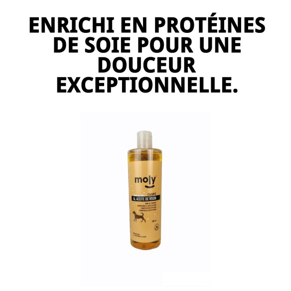 Shampoo Huile de Vison 500 ml : Cheveux Soyeux et Propres