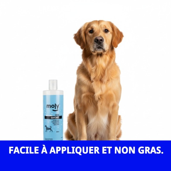 Crème adoucissante 500 ml pour le soin de votre animal de compagnie.