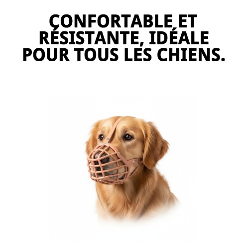 Muzzle Cesta en Cuir et Plastique N9 pour Chiens - Confort et Style