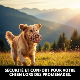 Muzzle Panier en Cuir et Plastique N10 pour Animaux de Compagnie 2