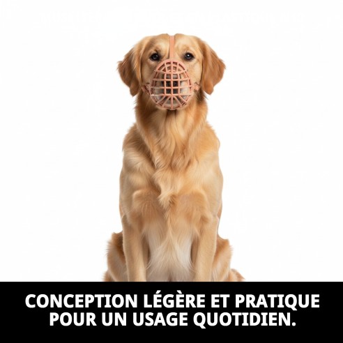 Muzzle Panier en Cuir et Plastique N10 pour Animaux de Compagnie